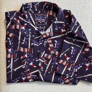 Retro Rifle “The 4th” Button Down